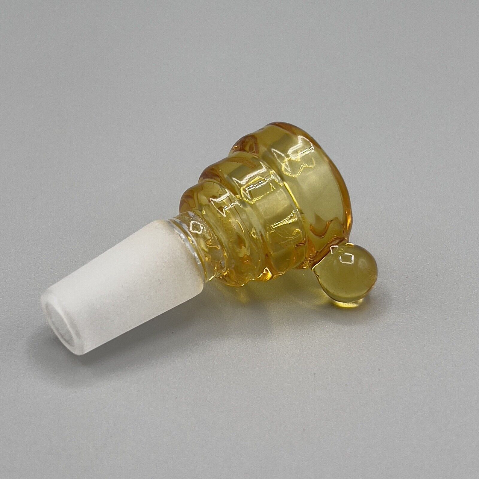 14mm Replacement Bowl Glass Bowl Slide Piece Head Water Pipe Slider - Yellow