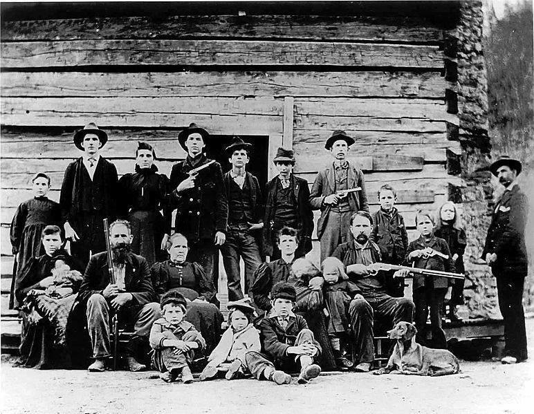 Hatfield Clan of West Virginia 1897 Family Photo