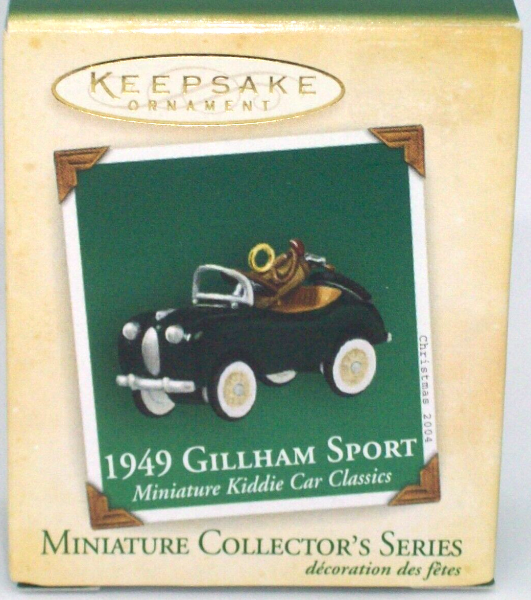 Hallmark 2004 1949 Gillham Sport M - Miniature Kiddie Car Classics 10th - NIB