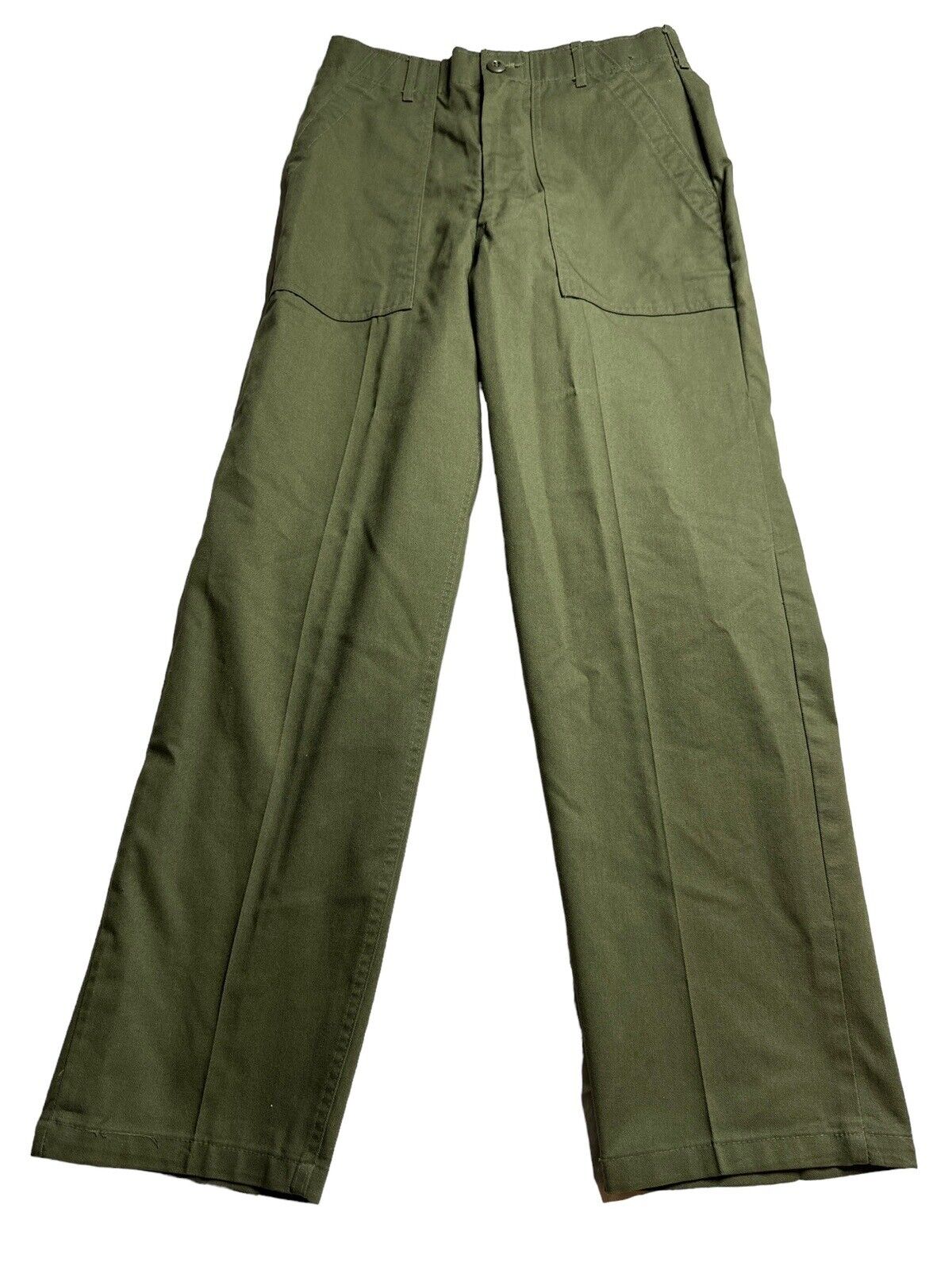 Vintage Military Pants 27x29 OG 507 80s Green Trousers Vietnam Utility