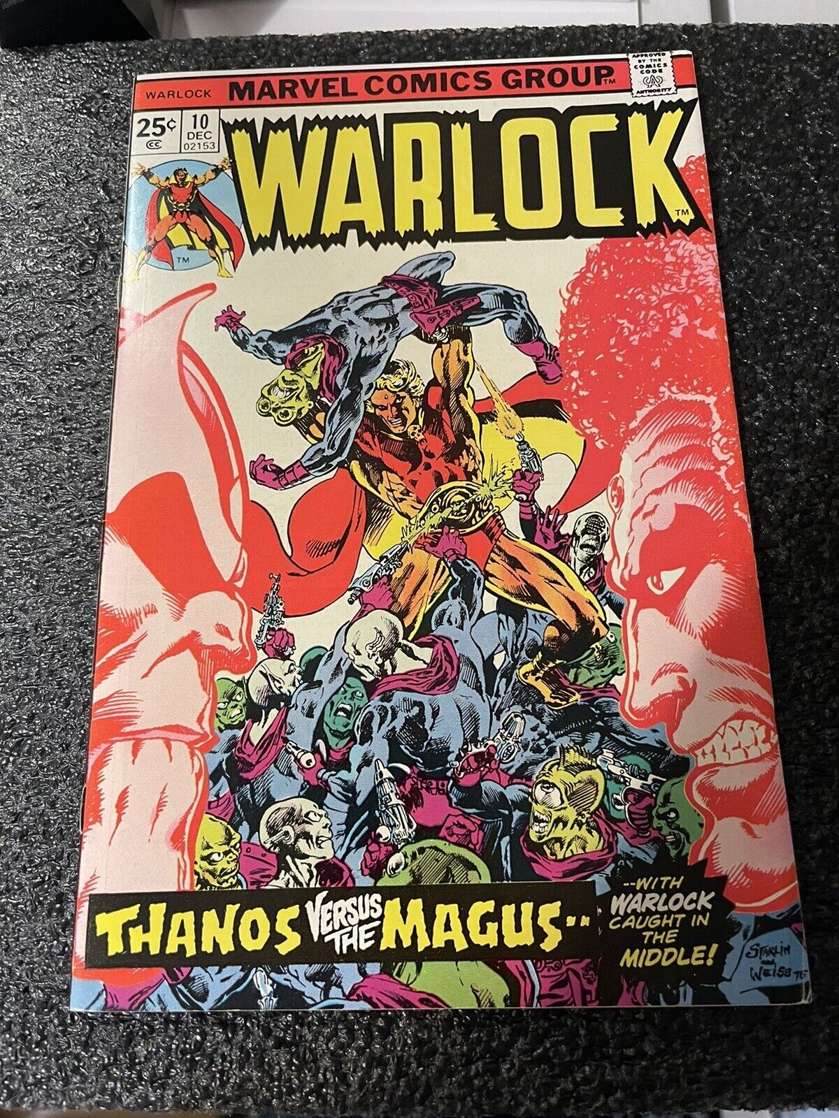 Marvel Warlock #10 VF/NM- Origin of Thanos and Gamora 1st App In-Betweener