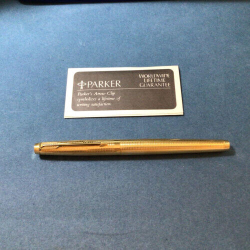 Price reduced Early Parker 75 fountain pen, gold shimmer 14K, 0 points F