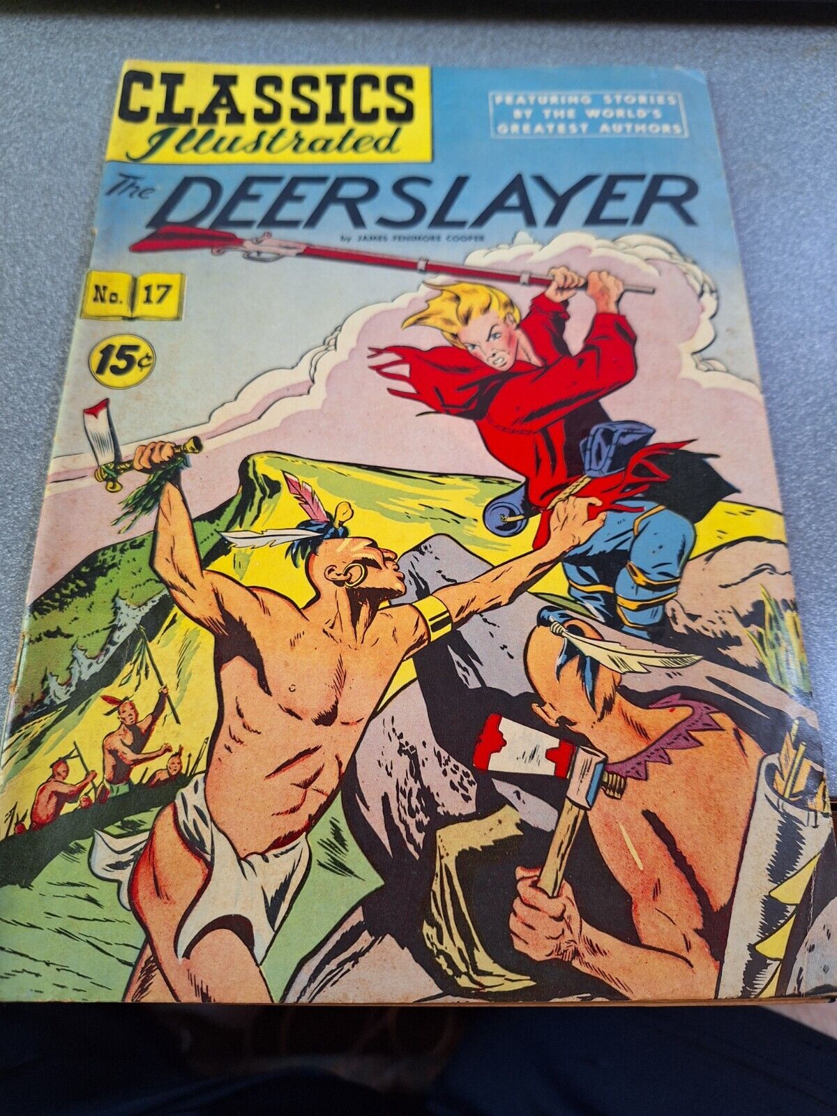 Classics Illustrated #17 Deerslayer HRN 118 FINE /9-205
