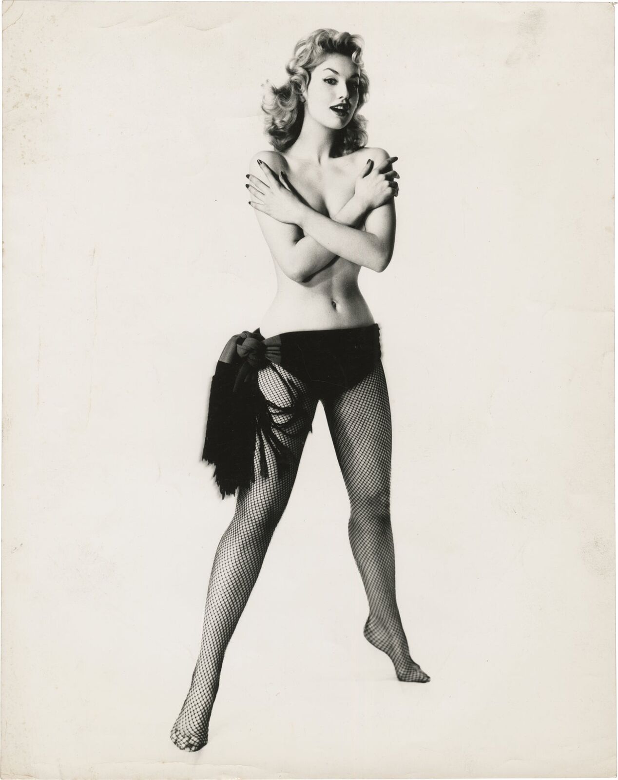 ORIGINAL OVERSIZE PHOTOGRAPH OF MYLENE DEMONGEOT CIRCA 1957 #158231