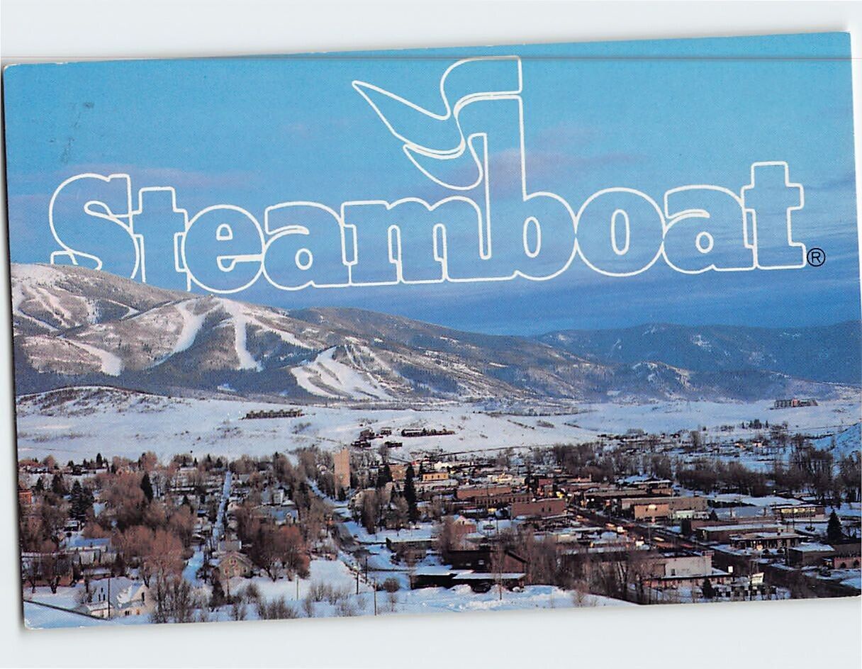 Postcard Steamboat Springs Colorado USA