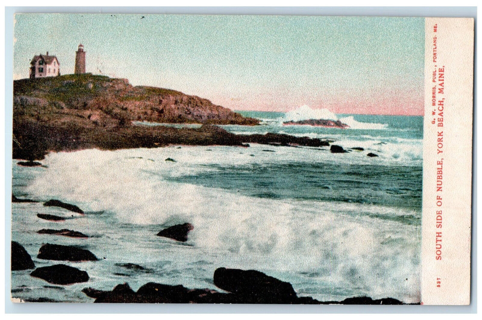 c1905 South of Nubble York Beach Maine ME Unposted Antique Postcard