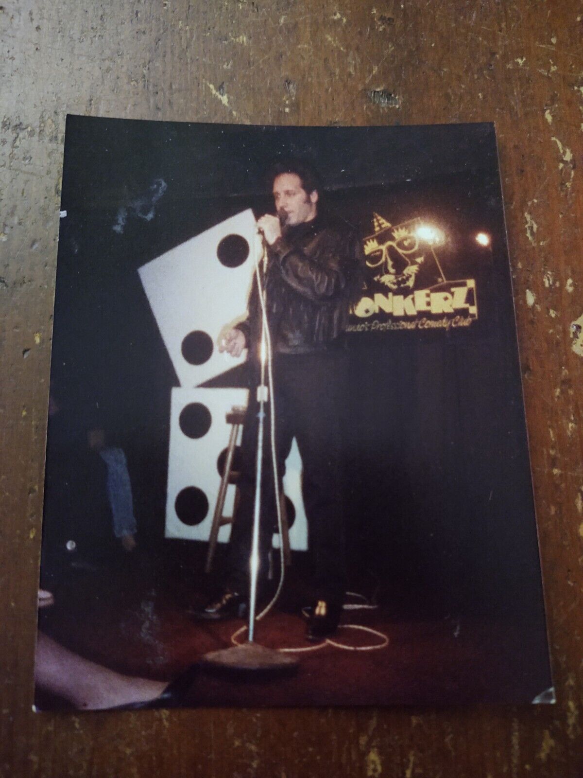 1989 VINTAGE ANDREW DICE CLAY CANDID PHOTOGRAPH PICTURE BONKERS COMEDY CLUB