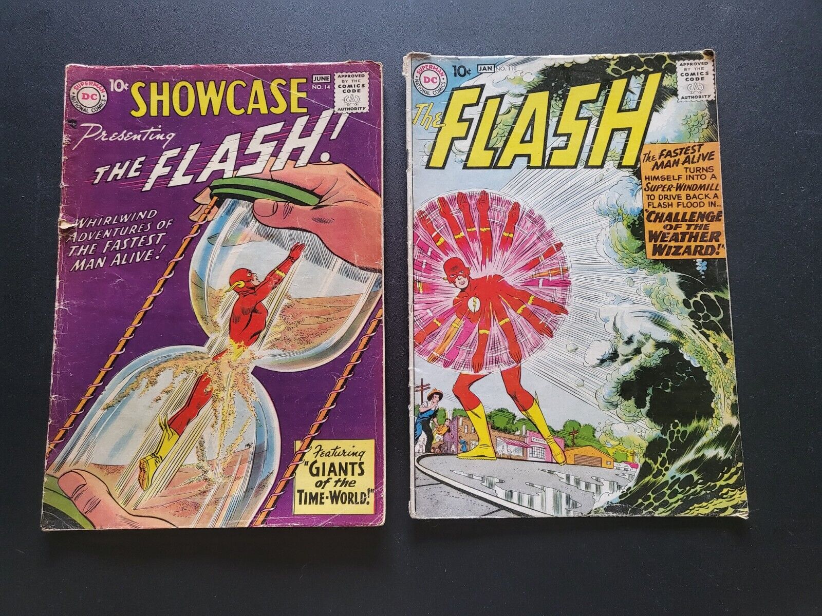 Showcase No. 14 and The Flash No. 110