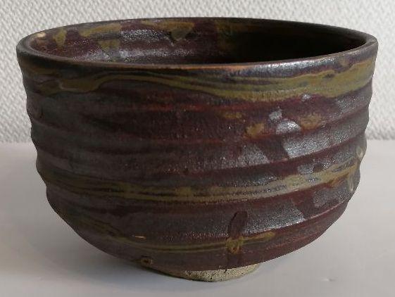 Bowl Japanese Pottery of Bizen Rosanjin Kitaoji 12x8cm/4.72x3.14\