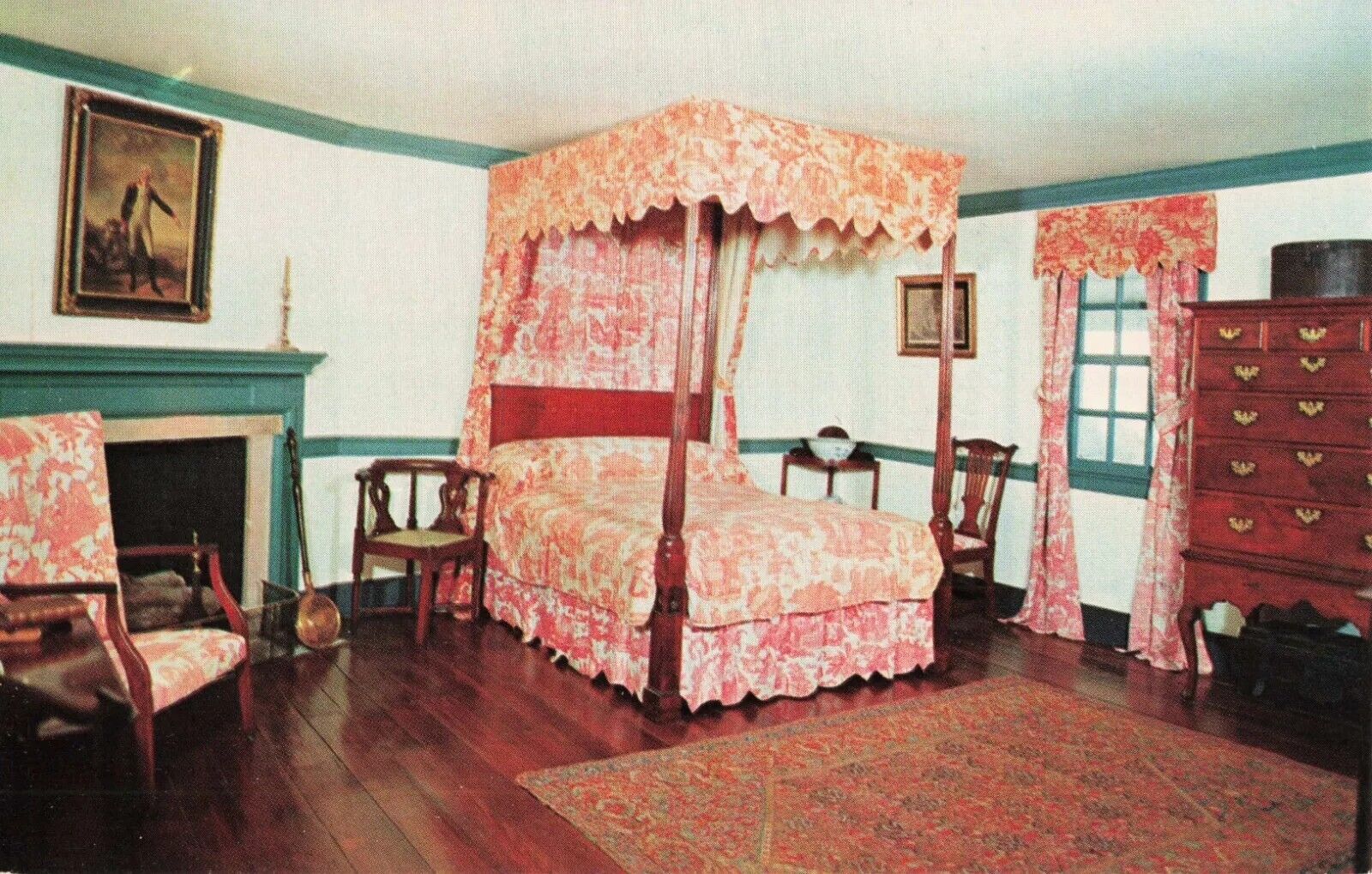 The Lafayette Bedroom at Mount Vernon - Virginia VA - Postcard