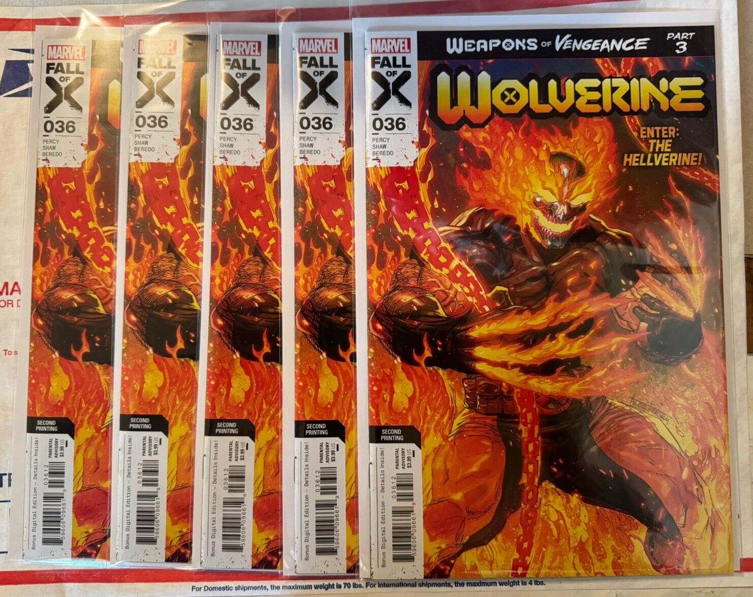 WOLVERINE #36 SECOND PRINTING MARVEL 2023 FIRST HELLVERINE NM or Better