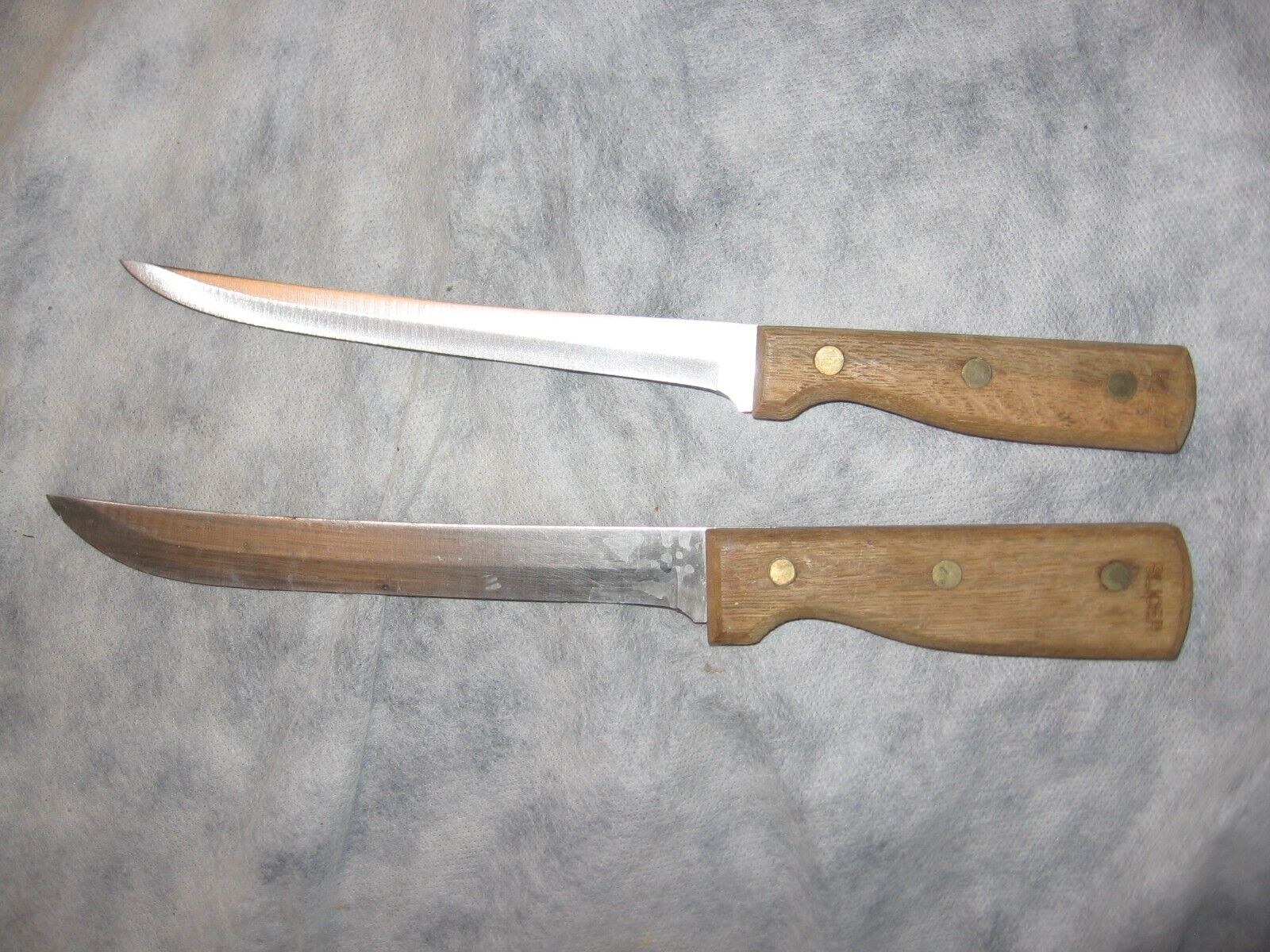Lot of 2 Old Homestead Knives Lifetime Cutlery Stainless Japan 8\