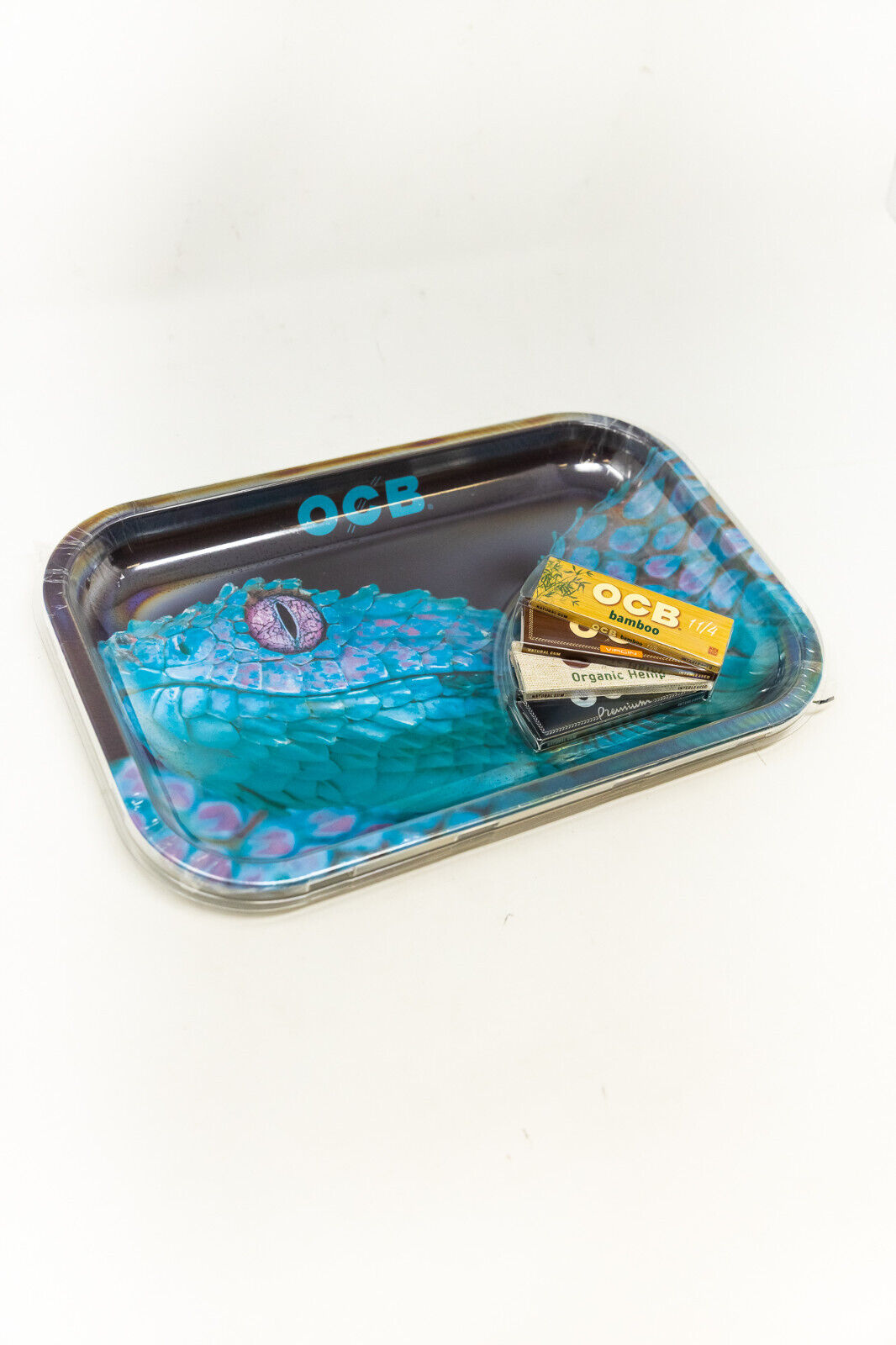 OCB Rolling Tray Bundle Kit - Lizard