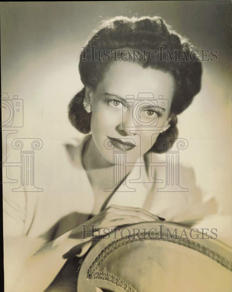 1948 Press Photo Irene Beasley, mistress-of ceremonies on \