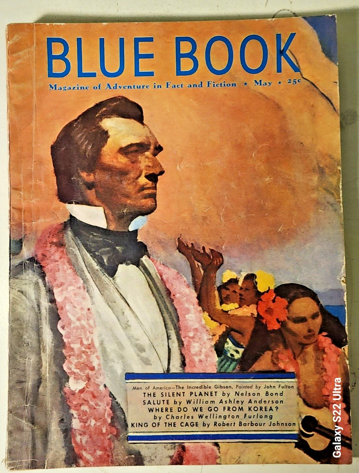 The Blue Book Magazine Pulp May 1951 The Silent Planet Sci-Fi