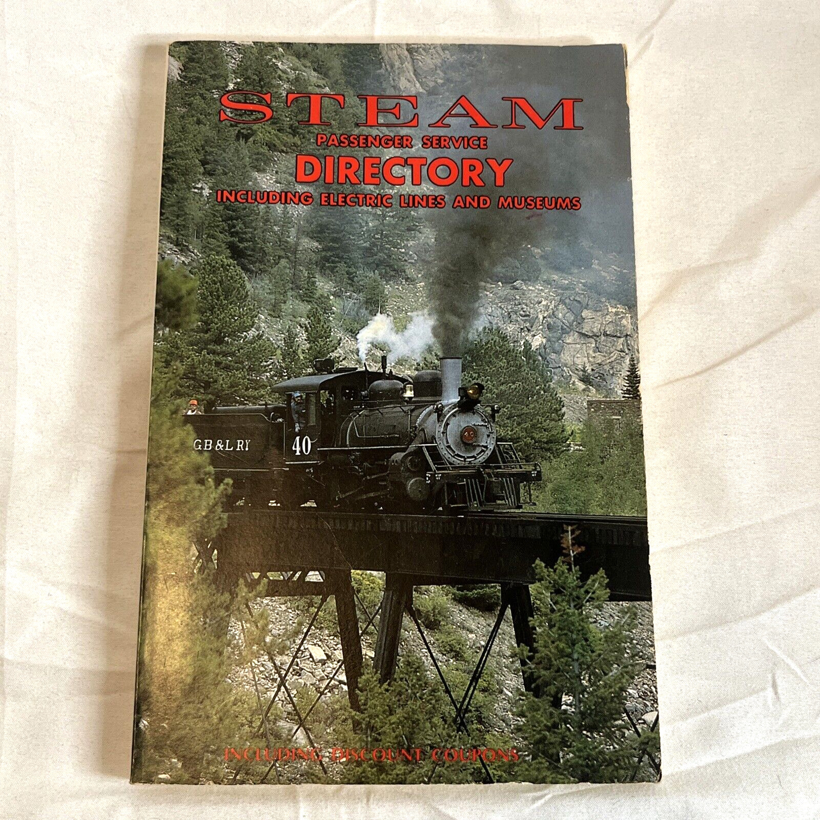 Steam Passenger Service Directory Book 1986 Empire State Railway Museum