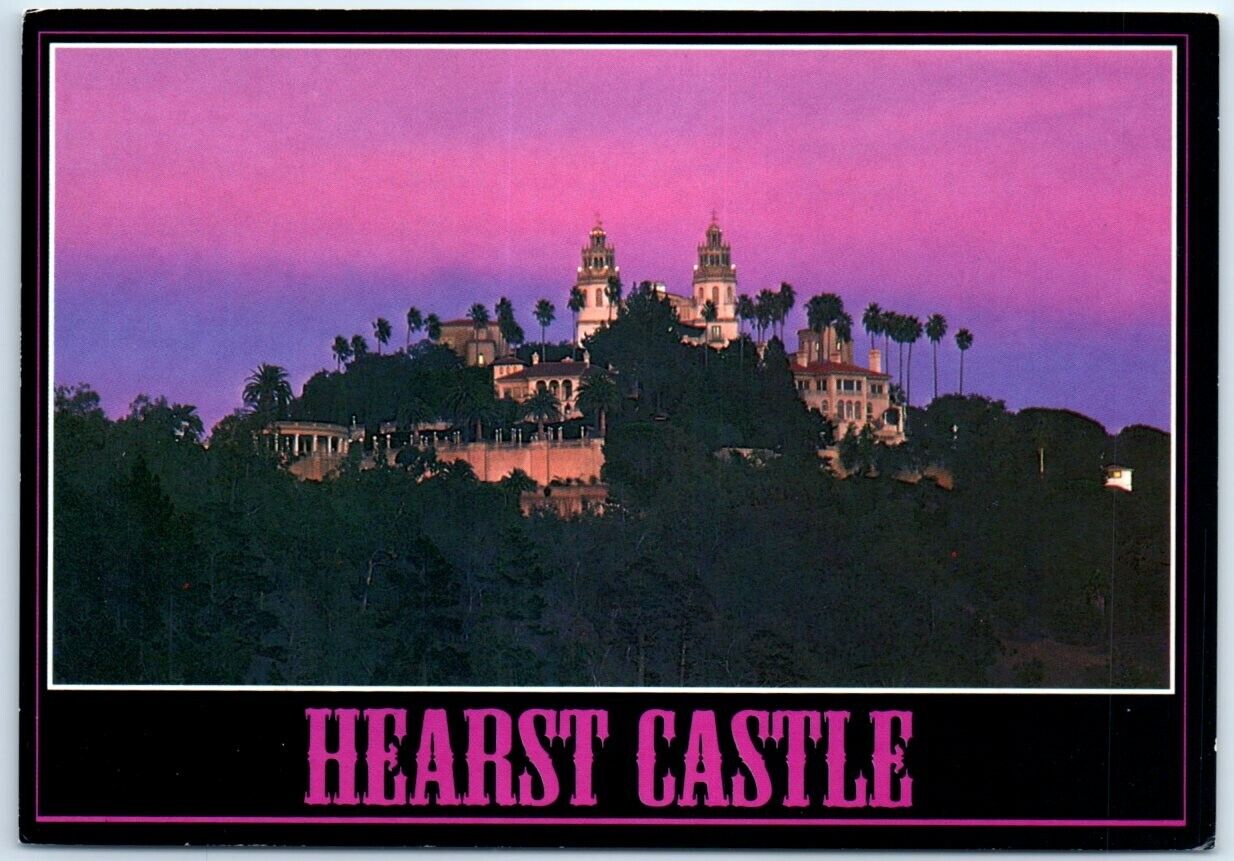 Postcard - Hearts Castle, San Simeon State Park, California