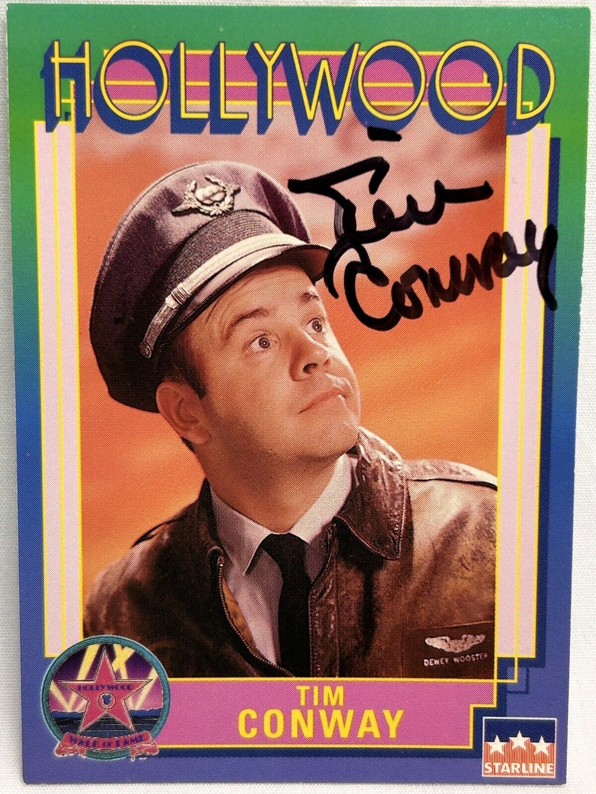 Tim Conway Comedian Actor #66 Signed Hollywood Starline Trading Card 1991