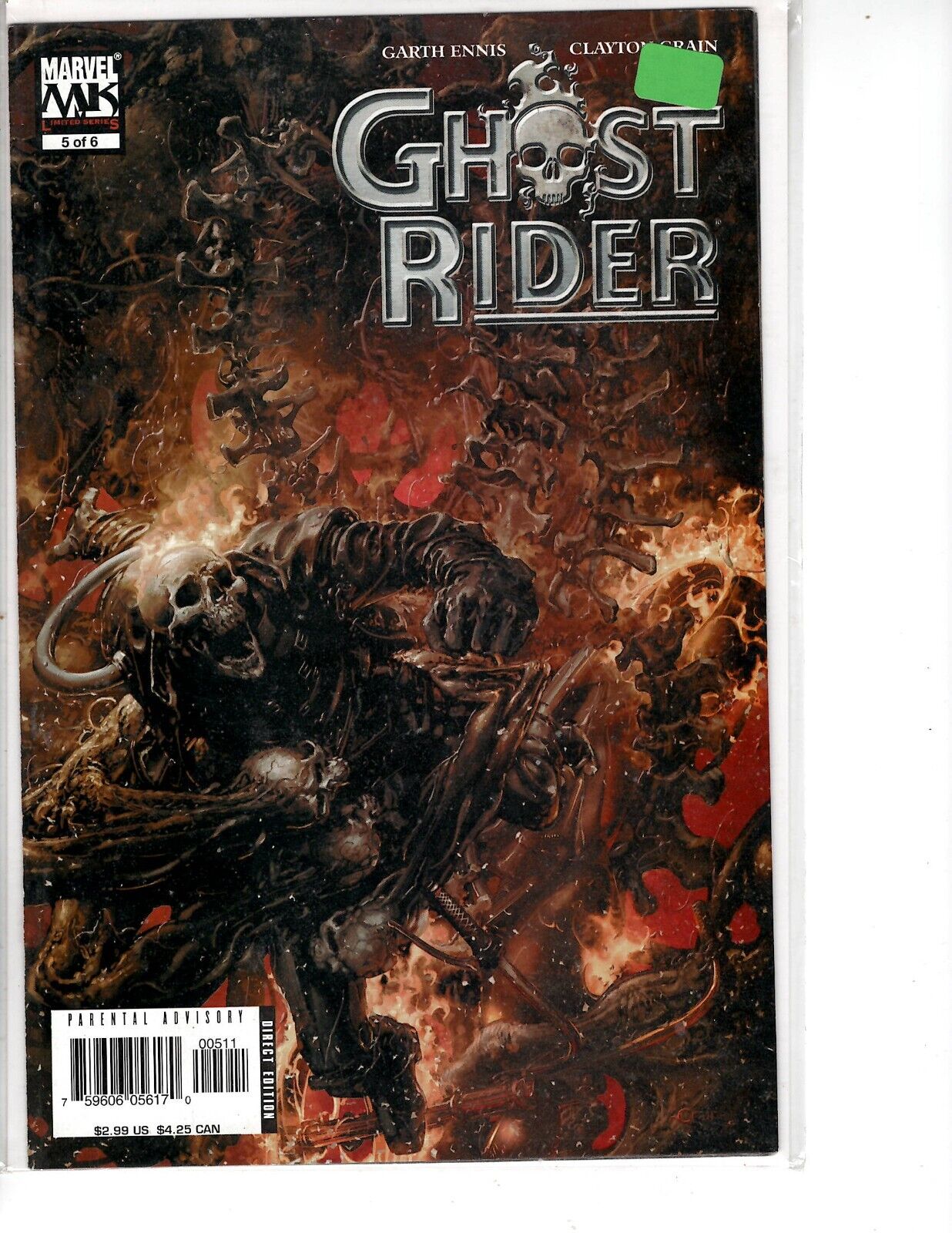 Ghost Rider Vol. 5 Issue #5 - Garth Ennis