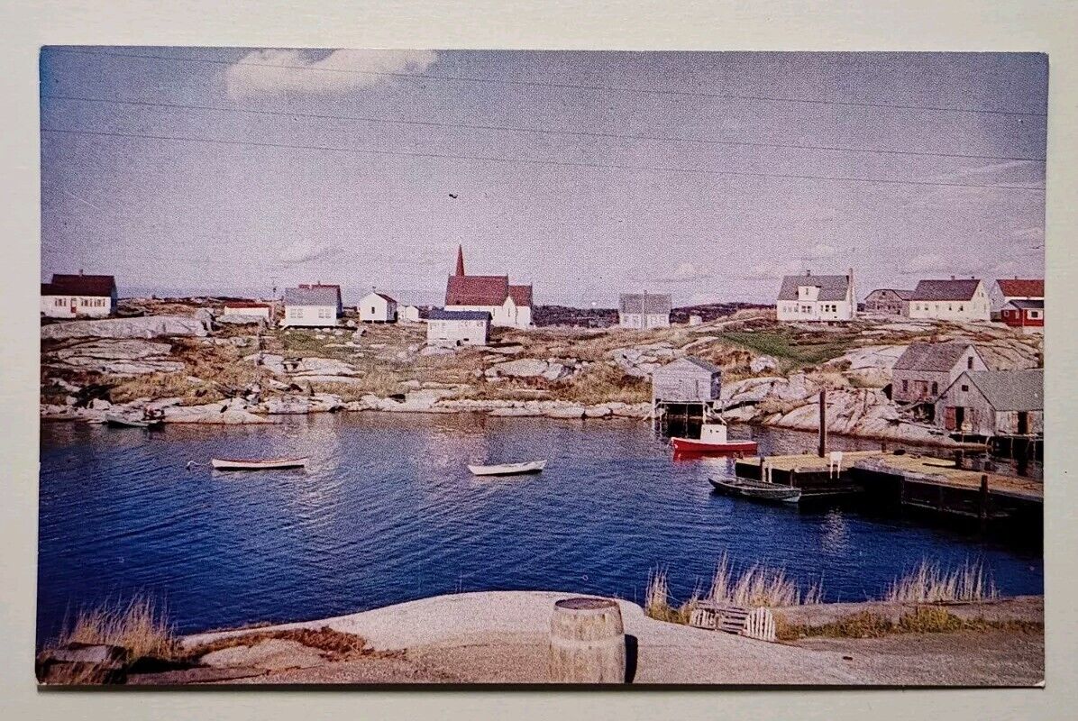 Scene of Peggy\'s Cove - Nova Scotia, Canada Postcard