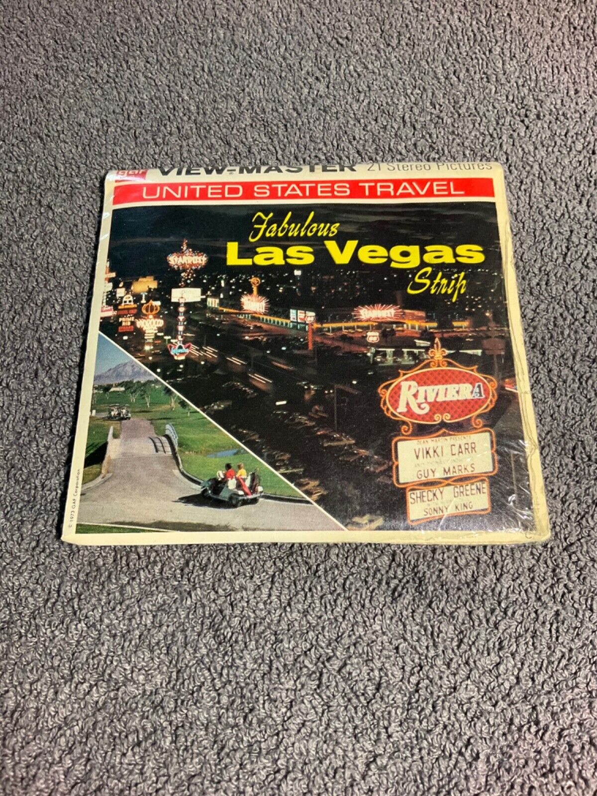 1973 Sealed Unopened View Master Packet Fabulous Las Vegas Strip A160