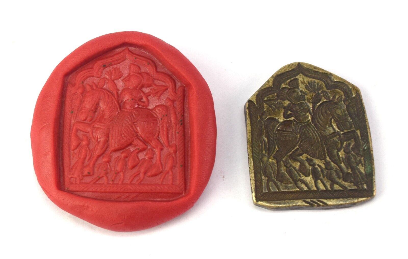 Vintage Beautiful God/Goddess Bronze Jewellery Stamp/Dye Collectible. G46-150 