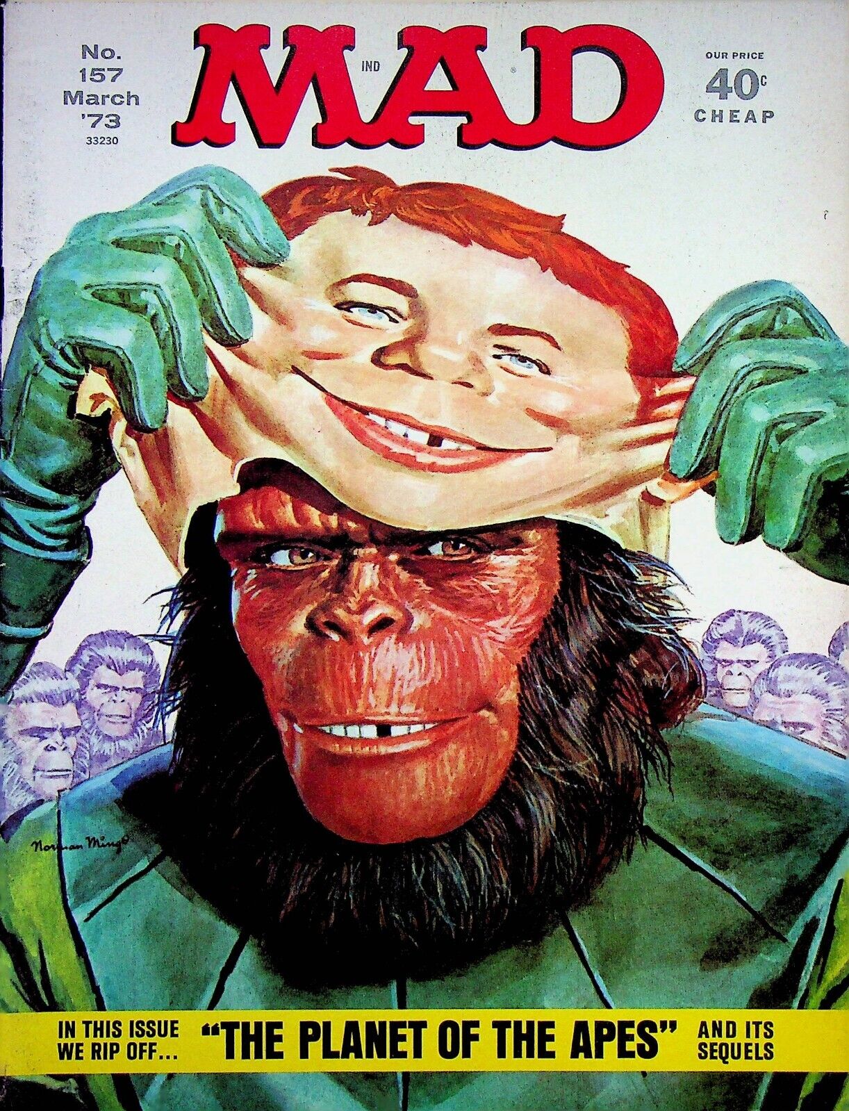 Vintage MAD Magazine Issue No. 157 March 1973
