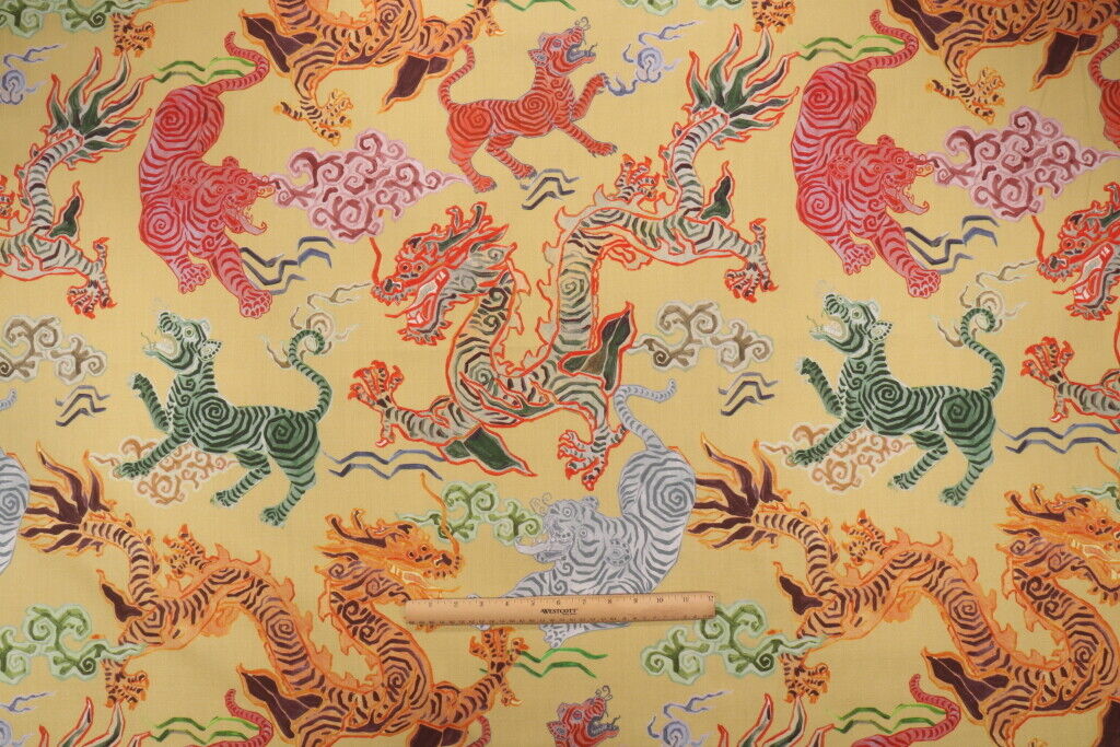 2 DRAPES  Best Dragons Best Foo Dog  BACK IN STOCK ALL COLORS