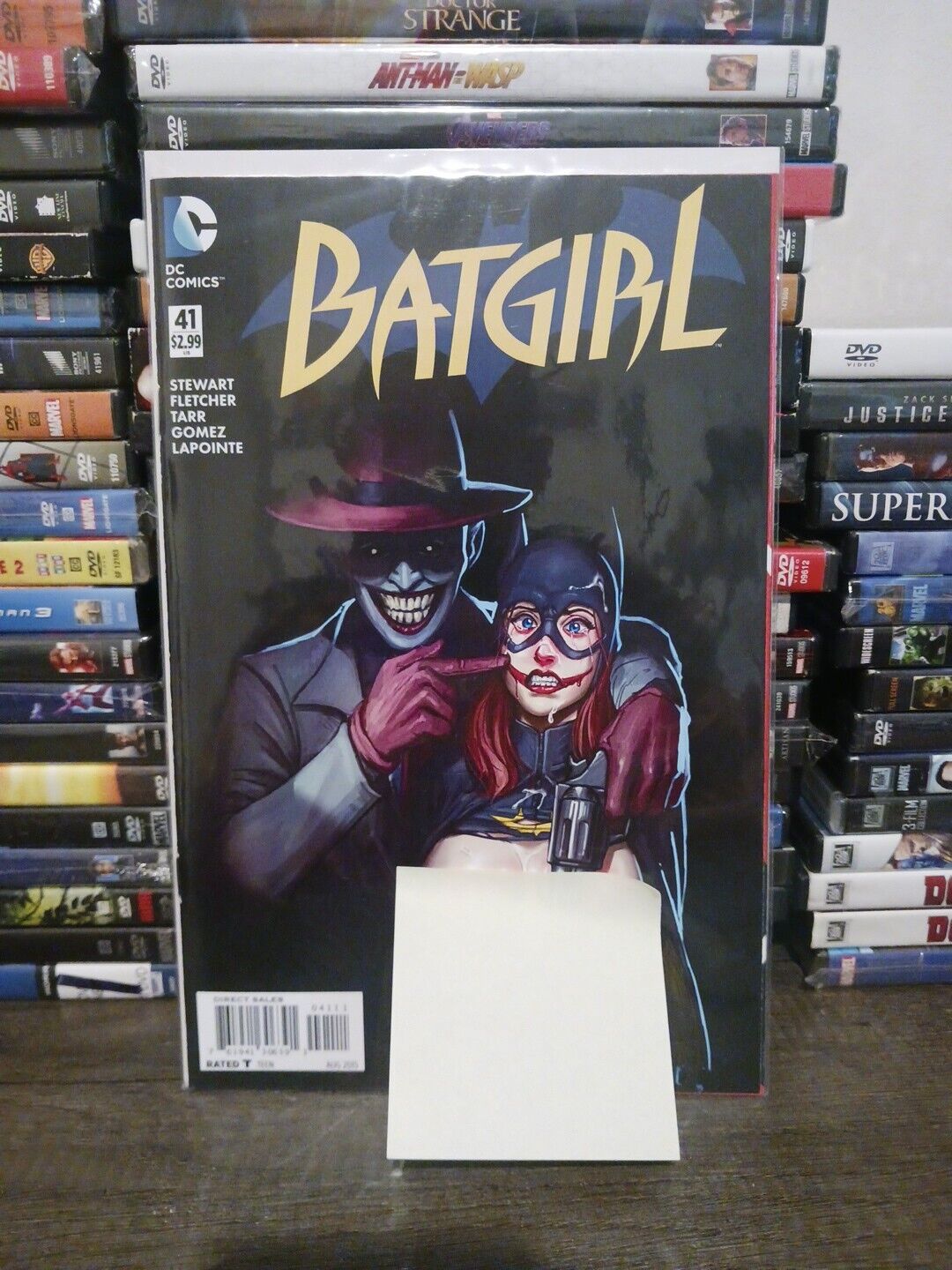 batgirl 41 Banned Topless Custom Cover Over A Second Print 
