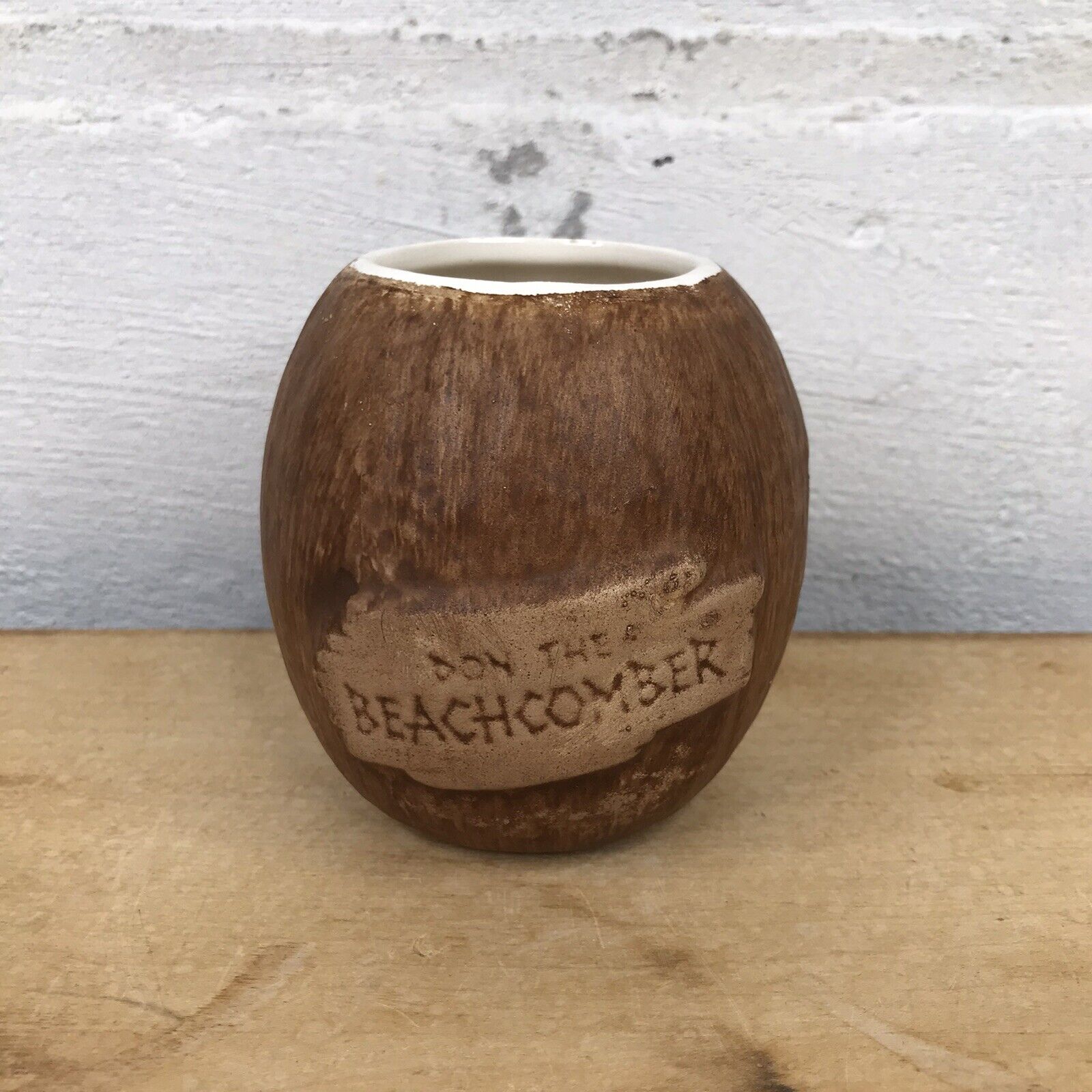 Vtg Don The Beachcomber Coconut Tiki Mug **READ** Unmarked Unbranded