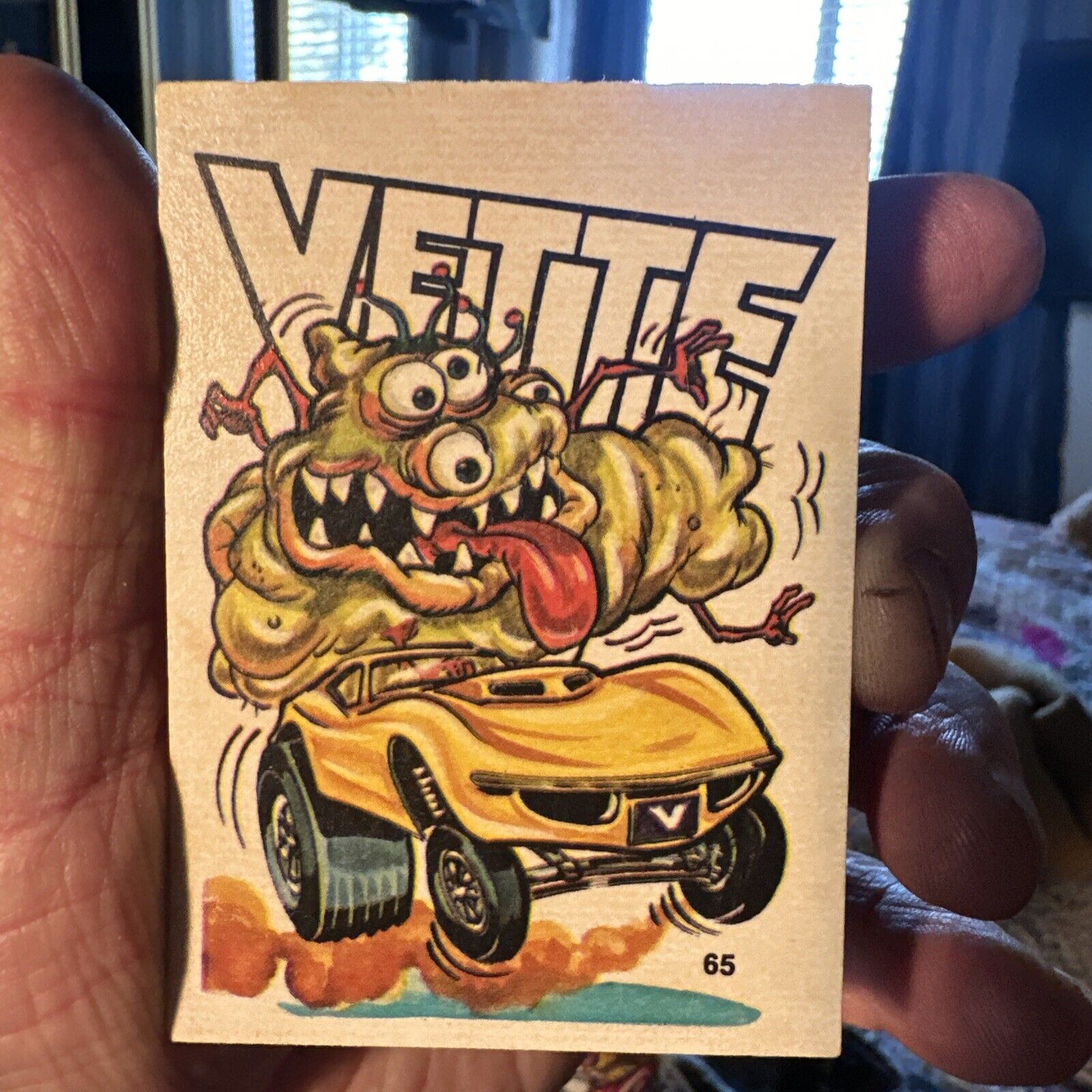 1970’s Corvette Sticker Card Donross 
