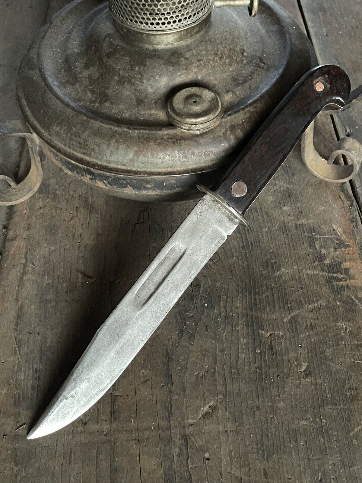 Ww2 Royal Brand Bowie Knife and scabbard