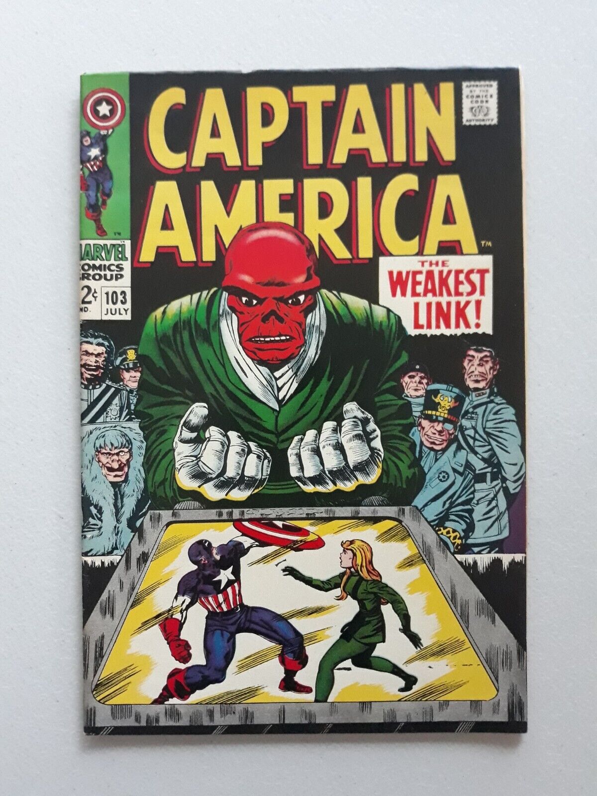 Captain America #103 Red Skull 1968 Marvel Comics 