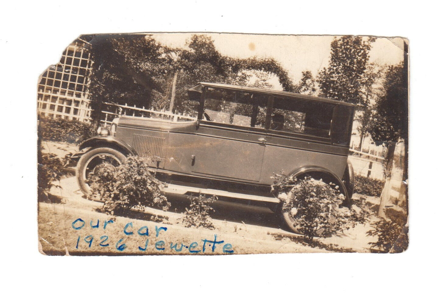 Vintage Photo 1926 Jewette Automobile Car Snapshot