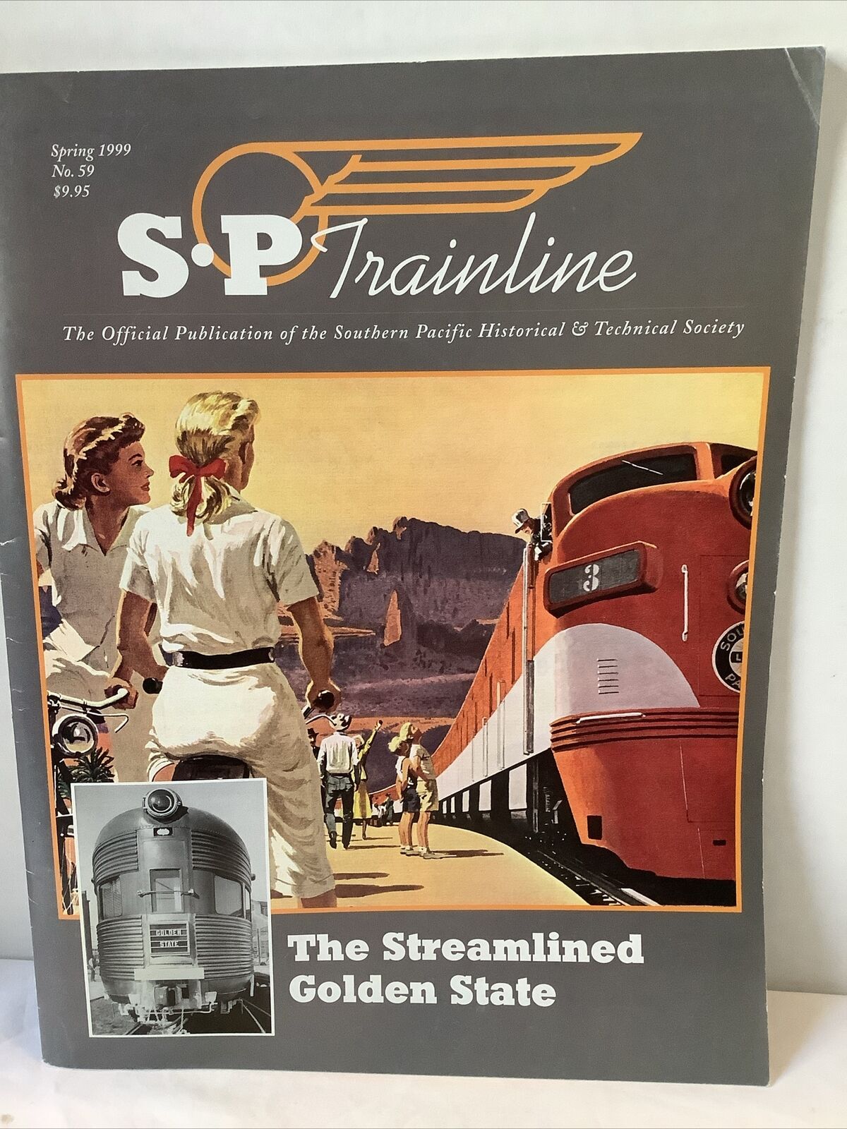 SP Southern Pacific Historical & Technical Society Trainline #59 Golden State