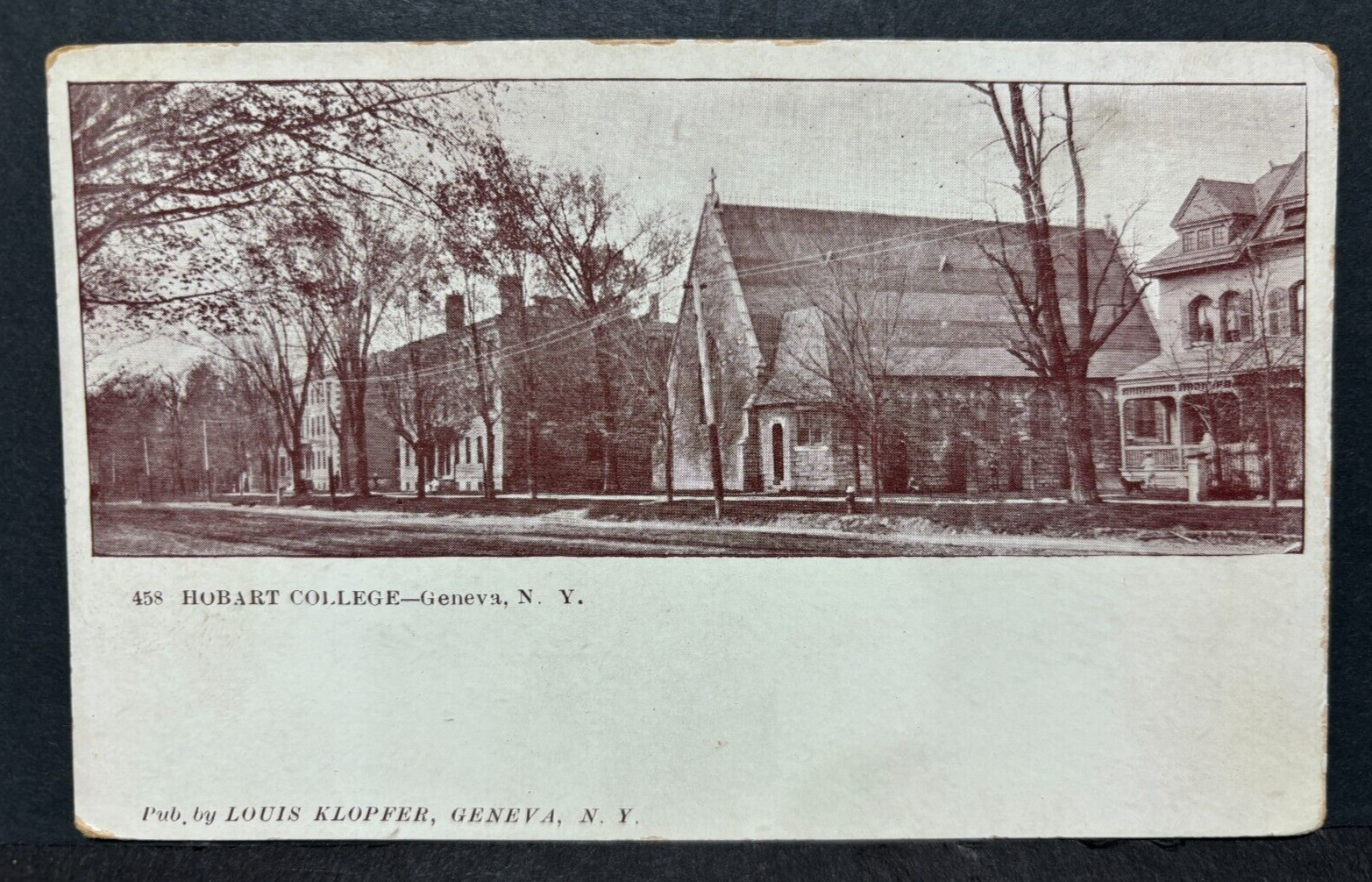 UDB Postcard Hobart College Geneva NY