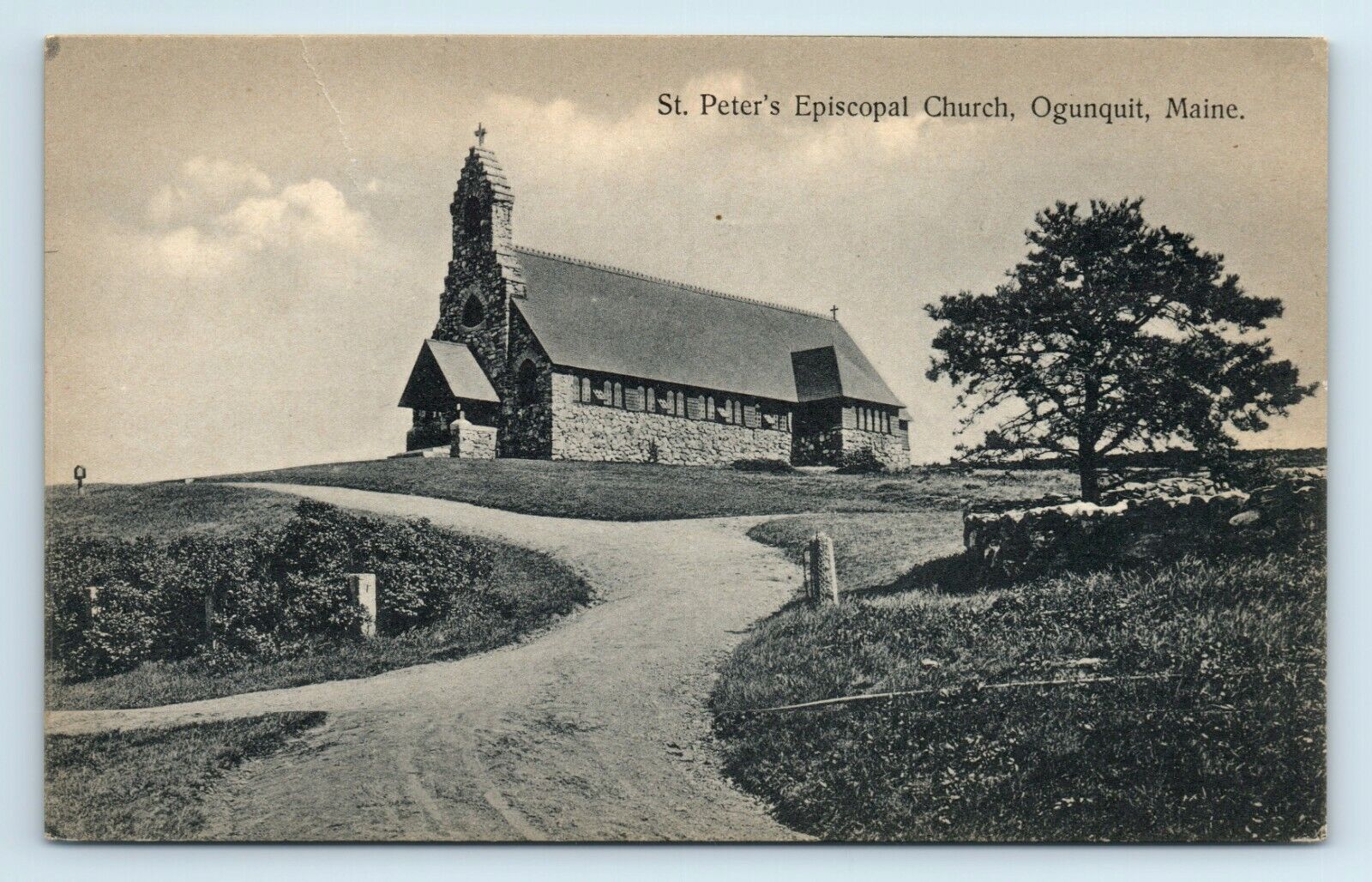 Postcard St Peter\'s Episcopal Church, Ogunquit ME Maine R80