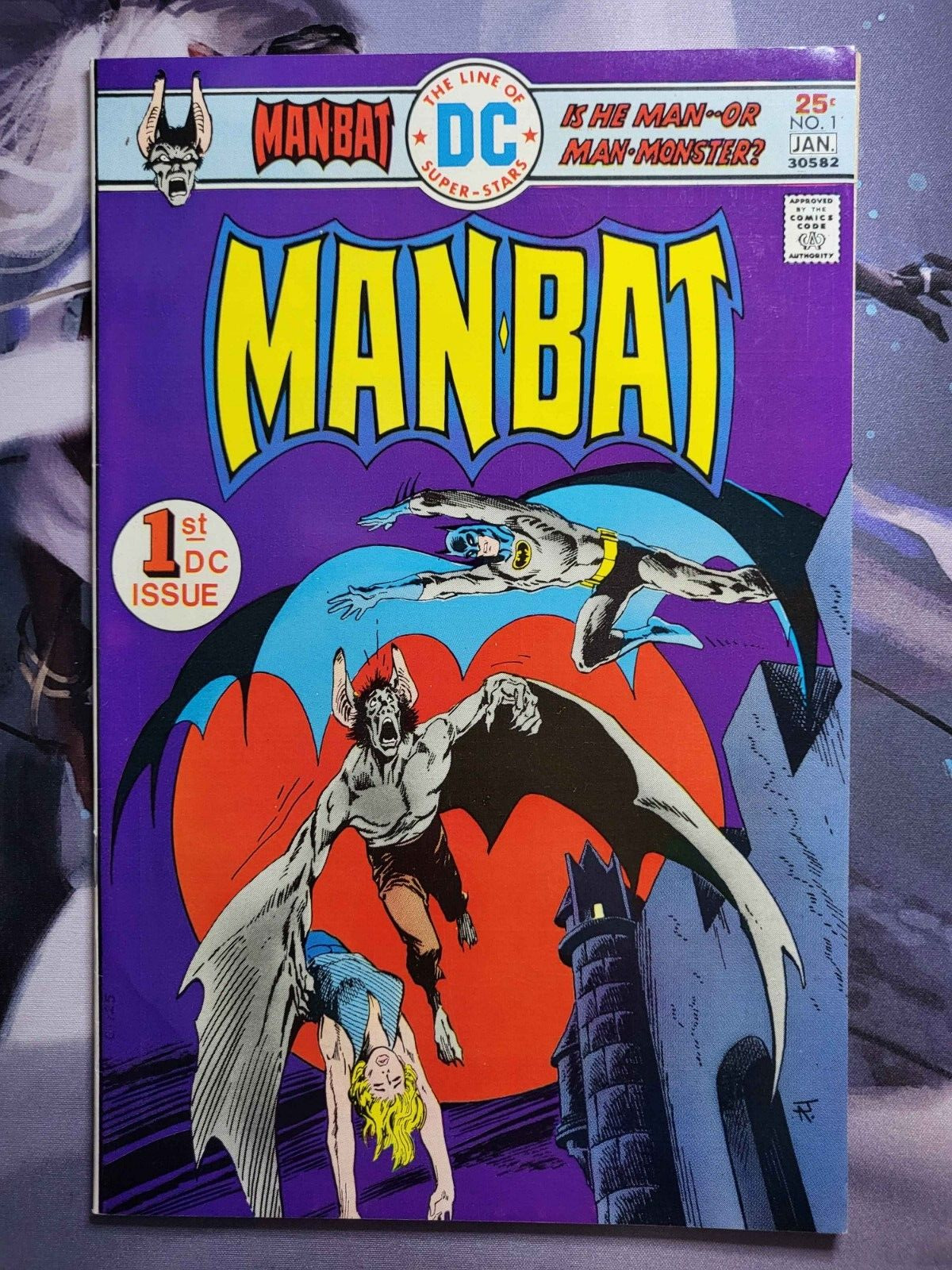 Man-Bat #1 (1975),  Ft. Batman  NM 