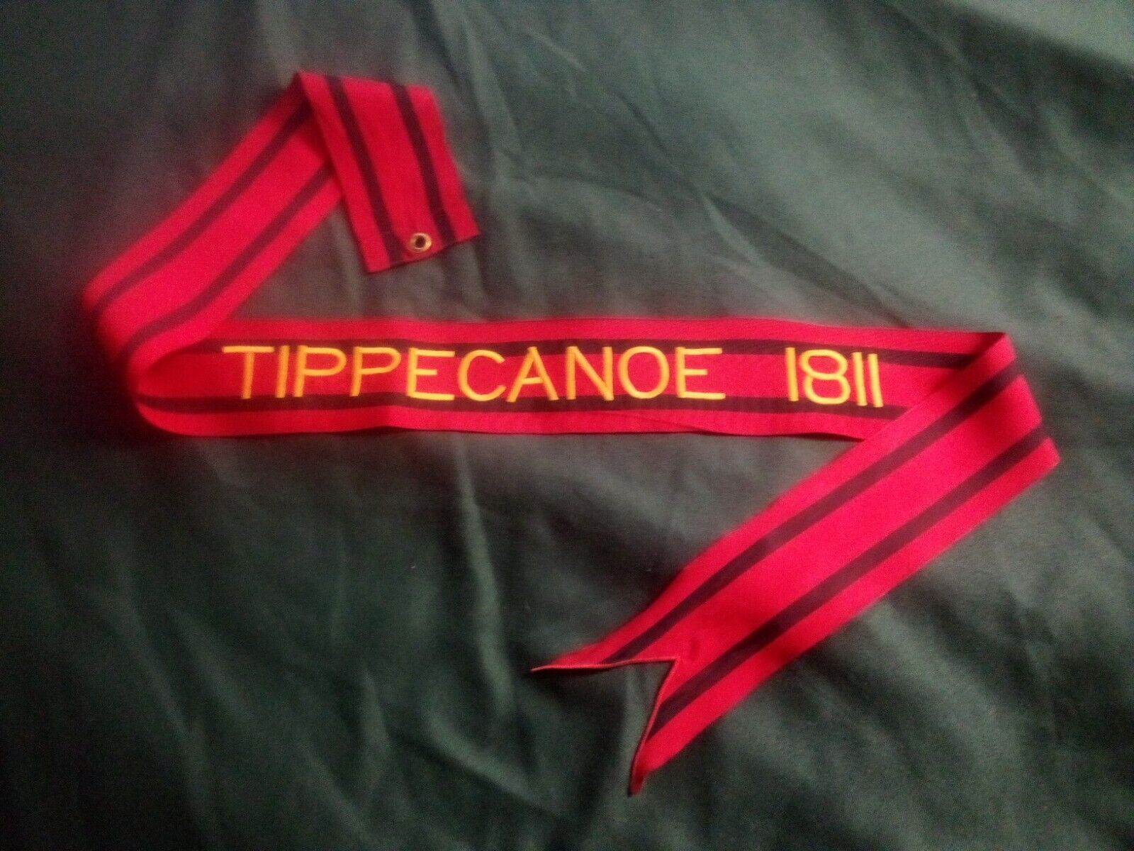 Campaign Streamer Indian Wars( Tippecanoe 1811) Pre-owned