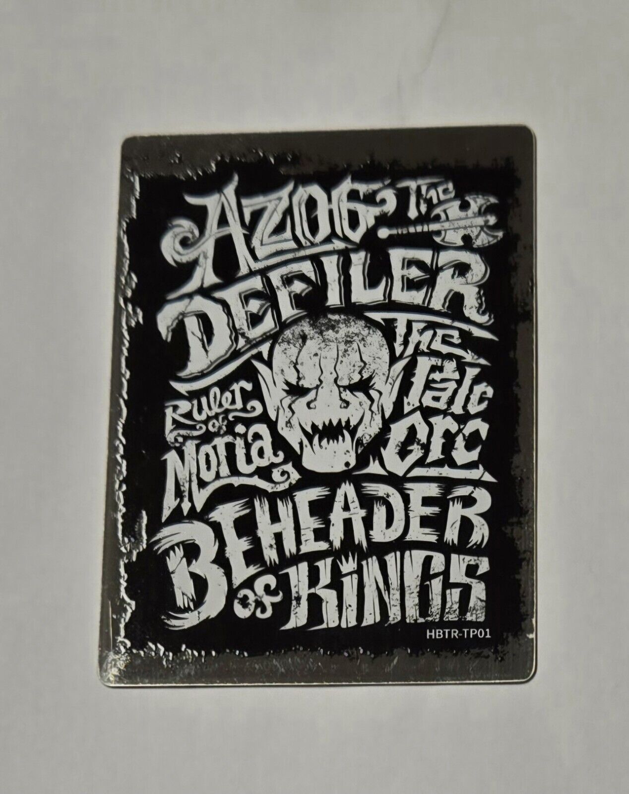 Card.fun The Hobbit Metal Promo HBTR-TP01 Azog The Defiler