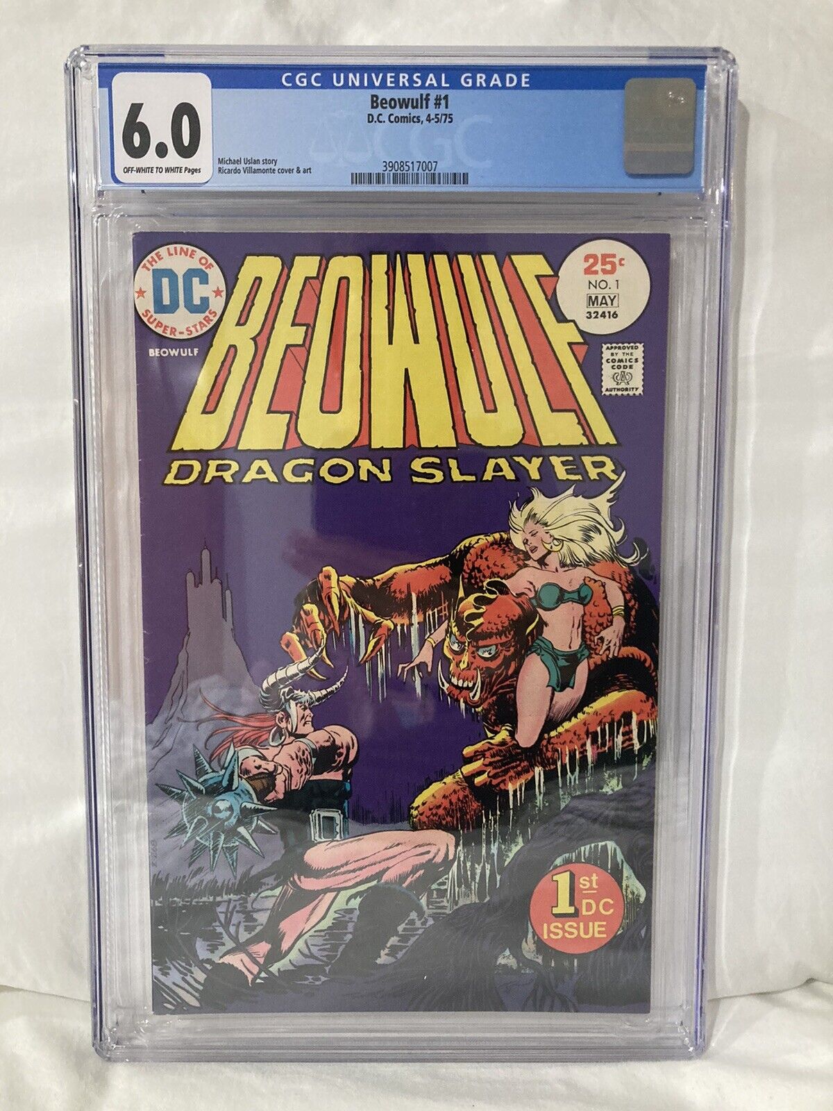 Beowulf #1 (April-May 1975, D.C. Comics) Rare, CGC Graded (6.0)