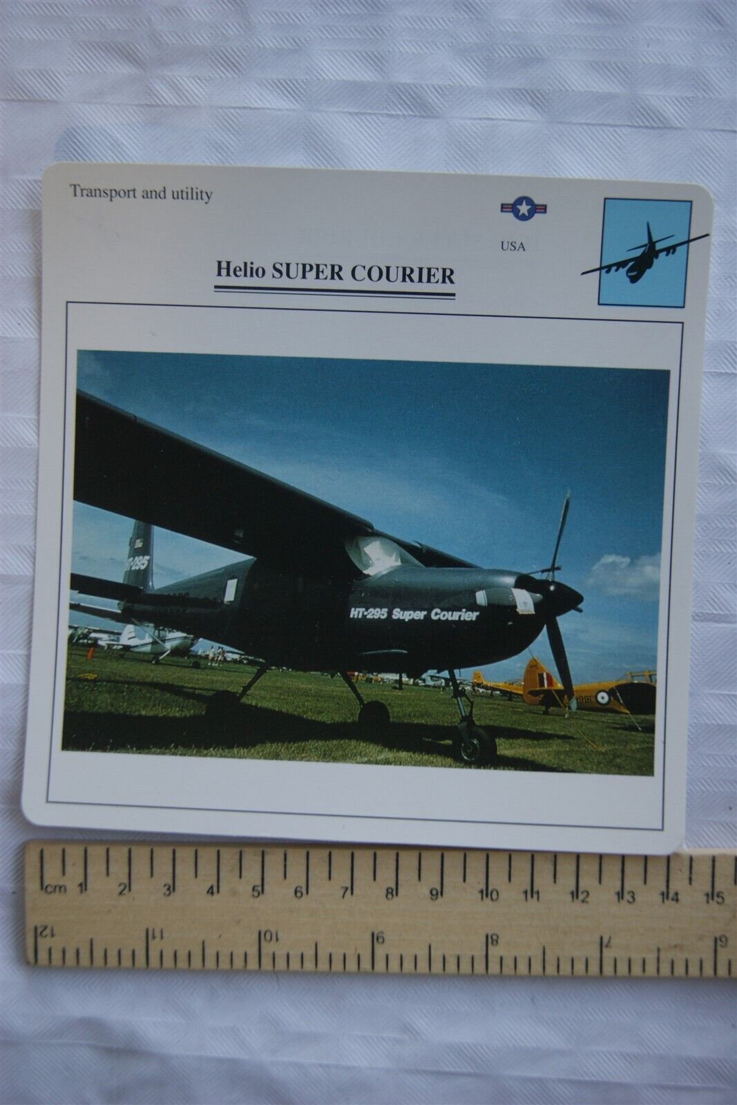 Helio Super Courier - USA - Transport & Utility - Collectors Club Card