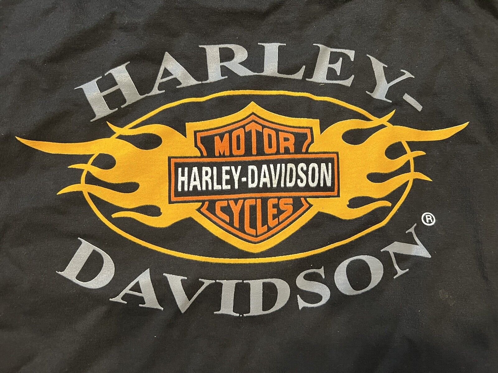Men’s Vintage Harley Davidson Black T-Shirt- XL - New