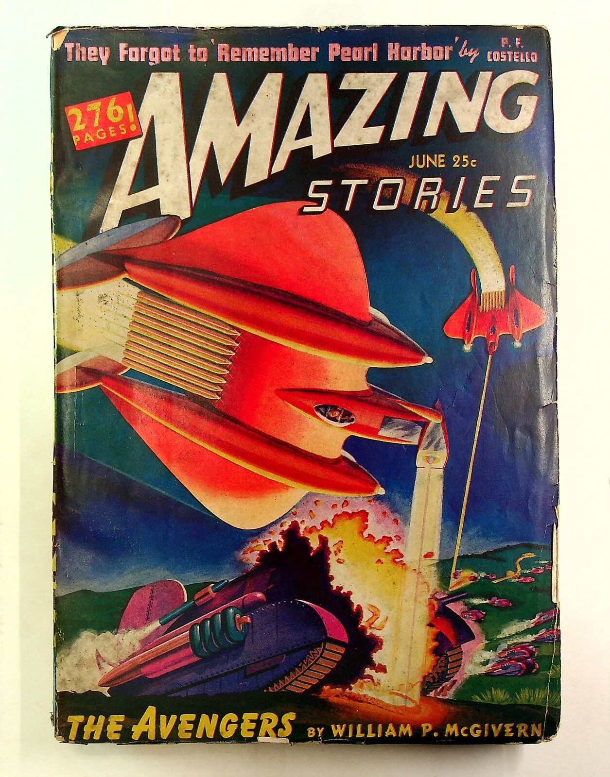 Amazing Stories Pulp Sep 1941 Vol. 16 #6 VG