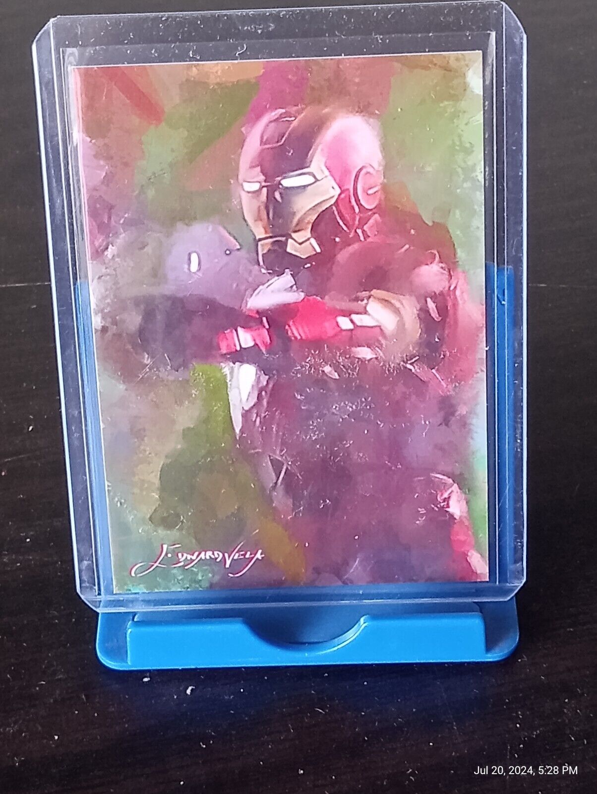 M16B Marvel Iron Man #5 - ACEO Art Card Signed by Artist 50/50