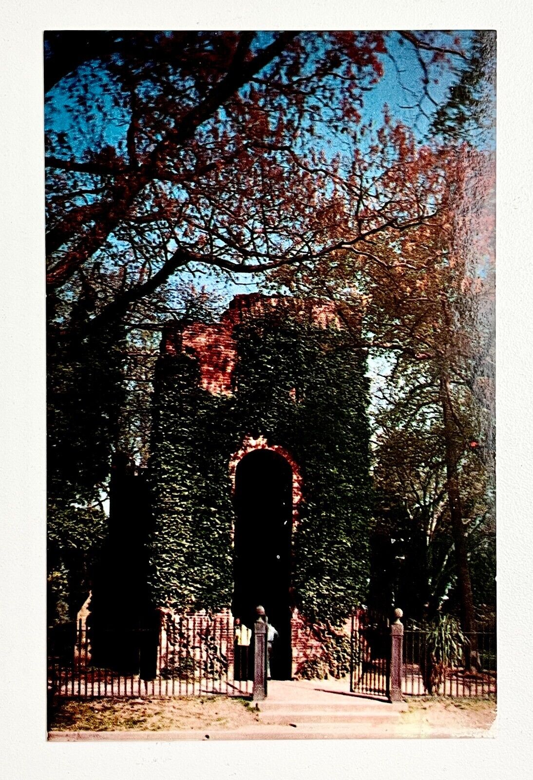 1960s Jamestown Church Tower Williamsburg Virginia Colonial VA Vintage Postcard