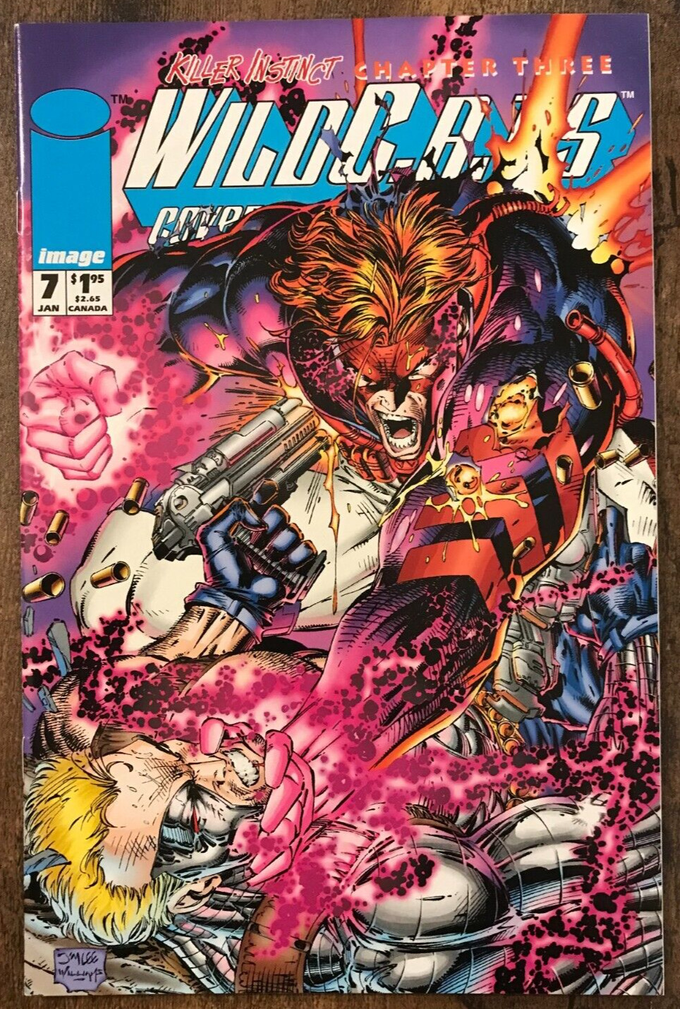 Wildcats #7 By Jim Lee Choi Cyberforce Killer Instinct Variant A Image NM/M 1994