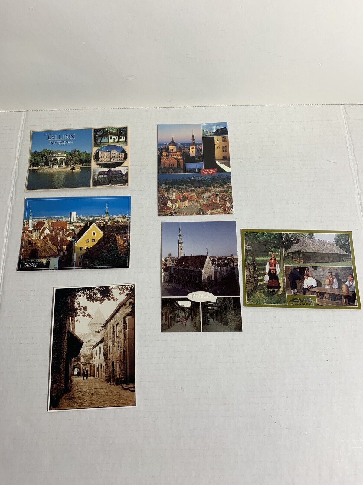 Lot of 6 Postcards from Tallinn Estonia