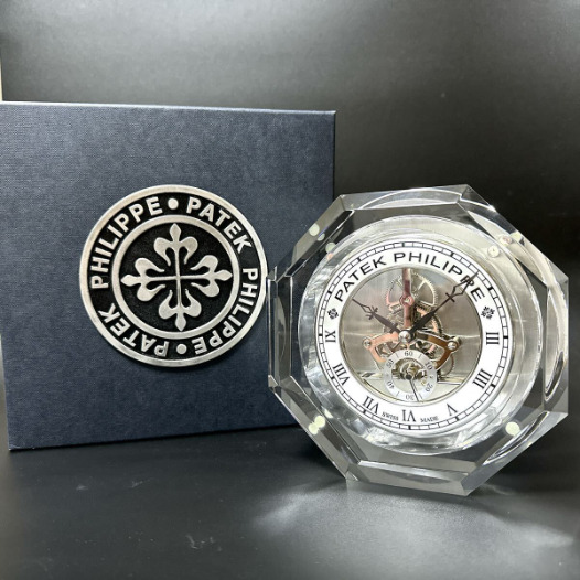 PATEK PHILIPPE Table Desk clock Not for sale Showroom Limited Edition Crystal