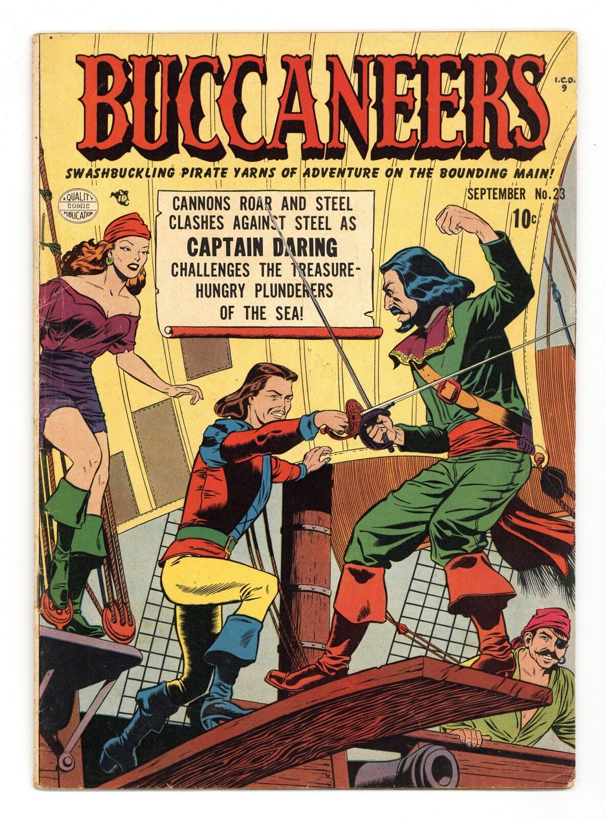 Buccaneers #23 VG+ 4.5 1950